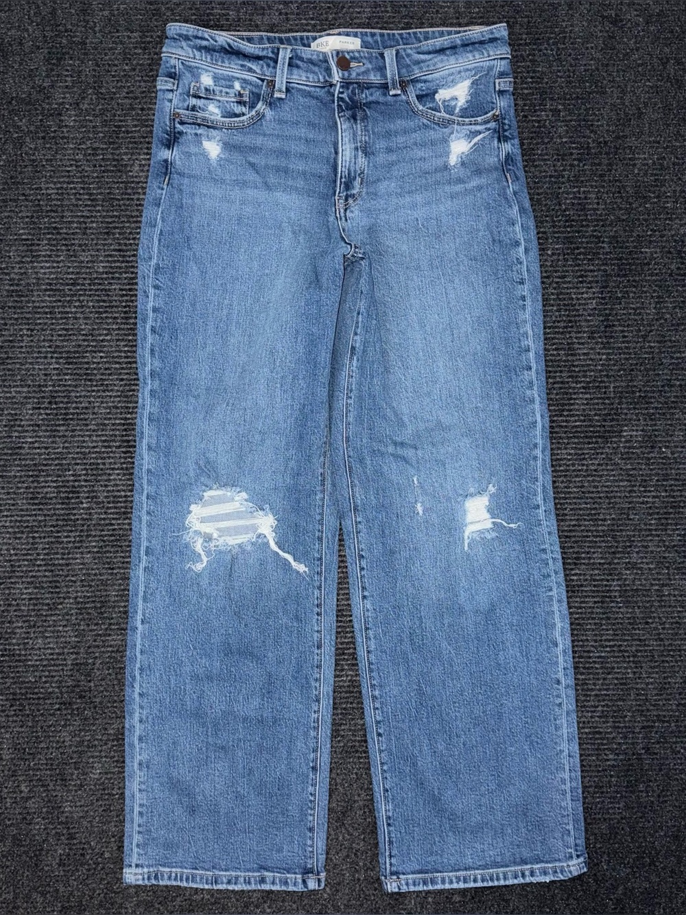 Buckle BKE Parker Universal Fit High Rise Wide Leg Stretch Jean Sz 30x32 AXB252R